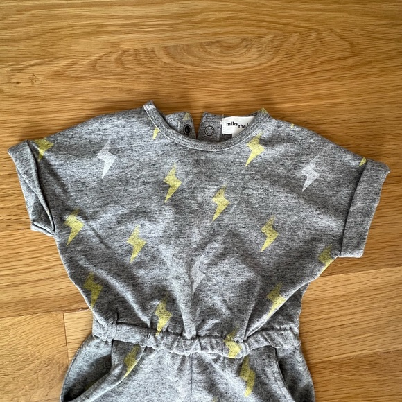 Miles the Label - baby girl lightening romper. Size 3 months - Picture 3 of 6